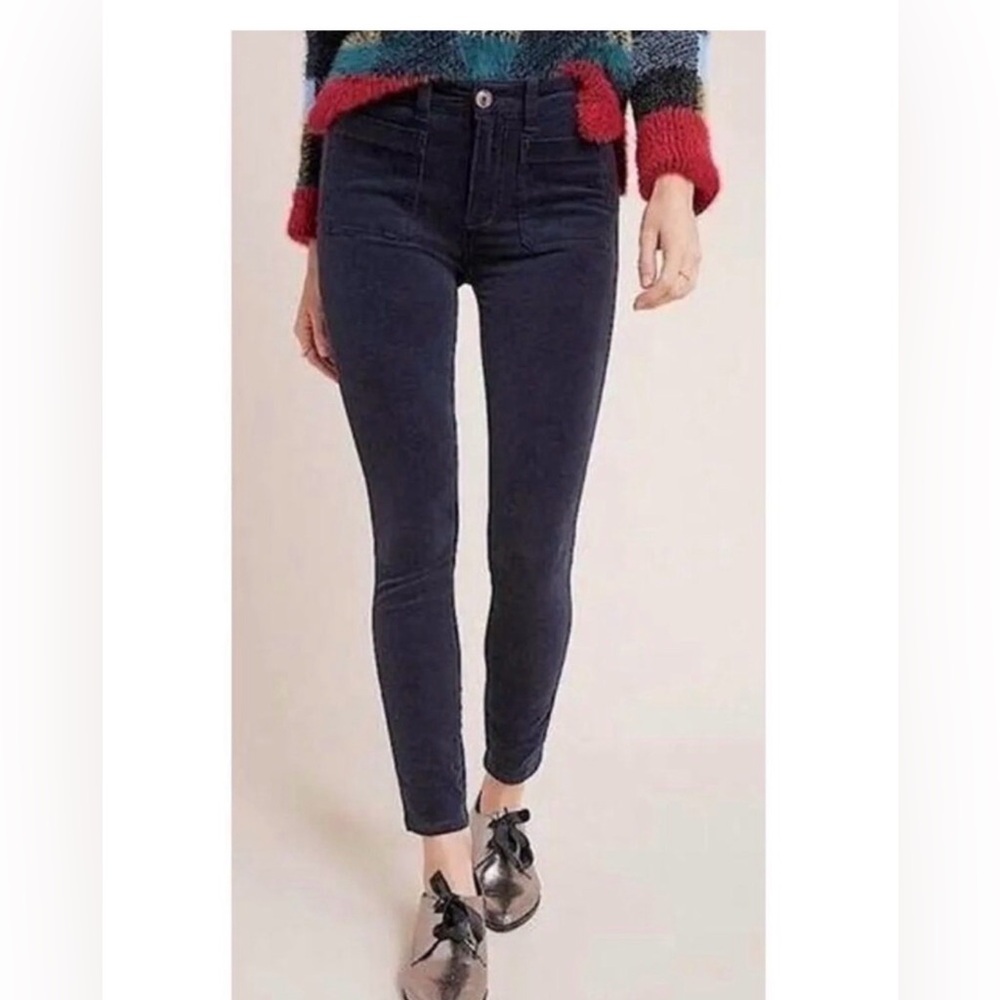 Pilcro High Rise Skinny Corduroys